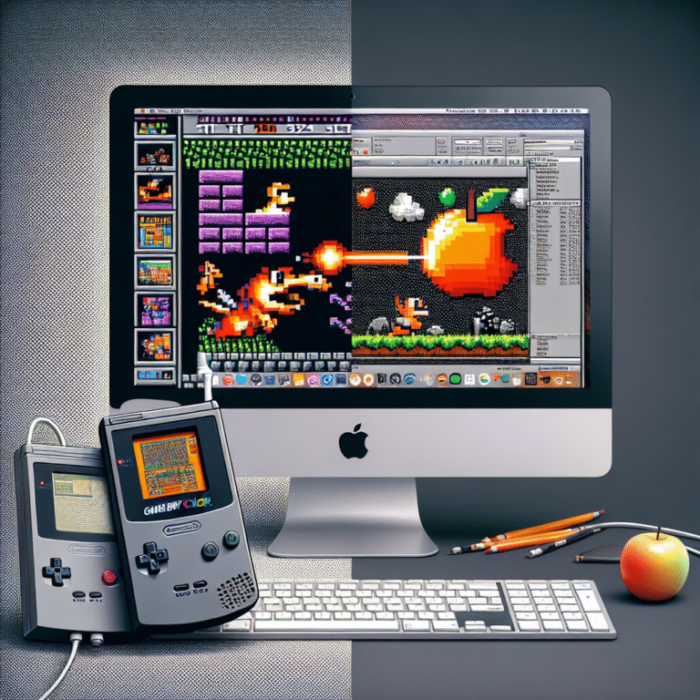 Emulating Game Boy Color Games on a Mac