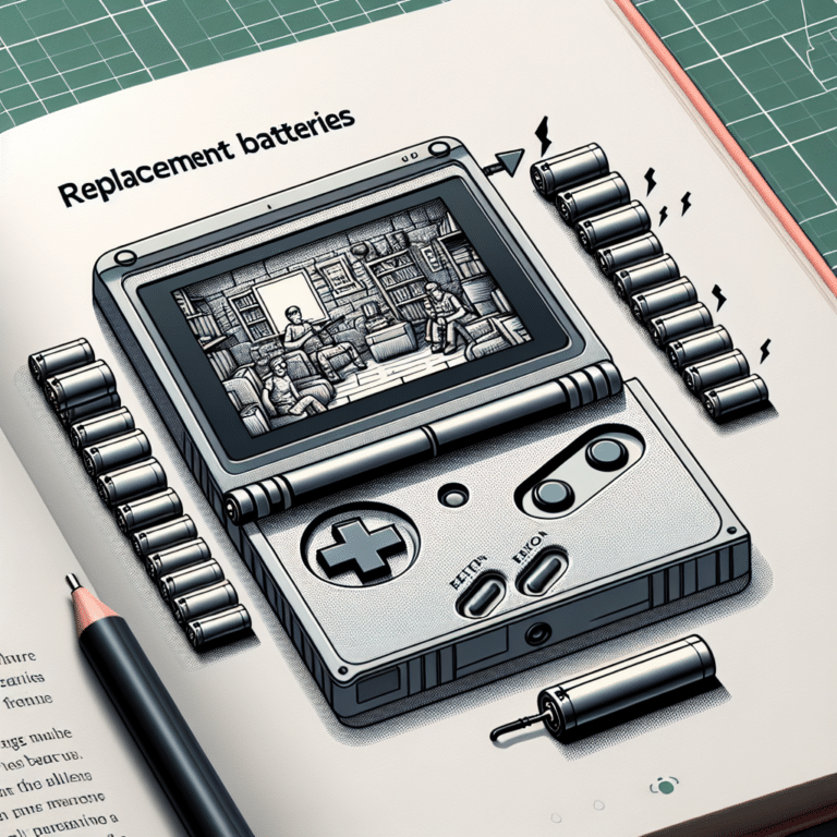Replacement Batteries for Game Boy Advance